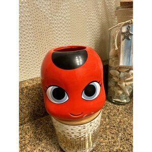 Miraculous Ladybug Culturefly Official Merch Tikki Planter Pencil Holder NIB Red